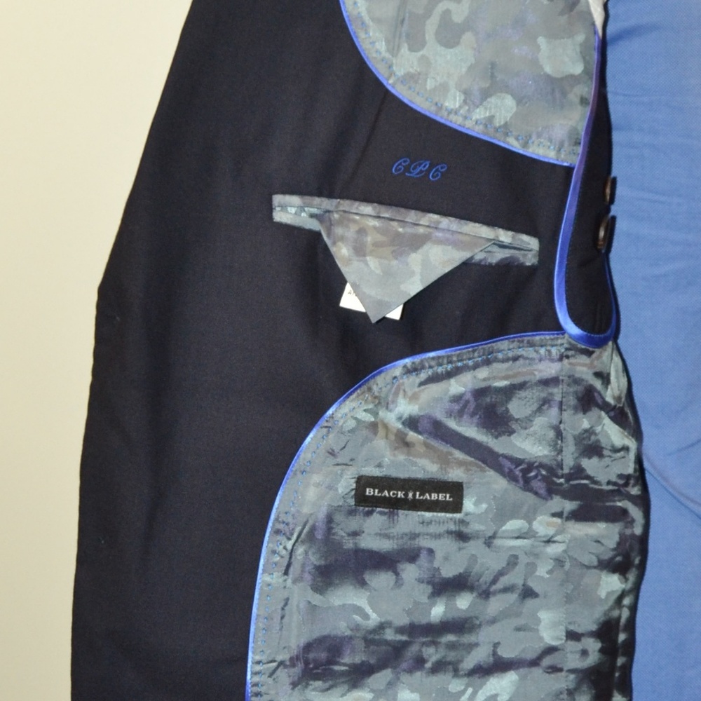 Alton Lane 42S Sport Coat Blazer Suit Jacket Navy - Picture 8 of 8